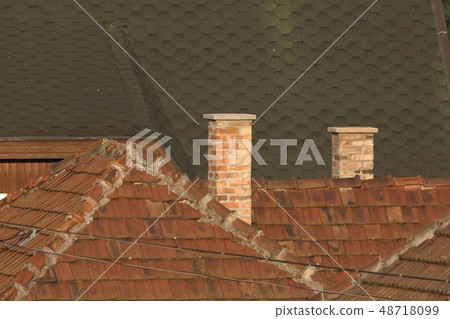 Roofs and chimneys Roofs and chimneys 48718099