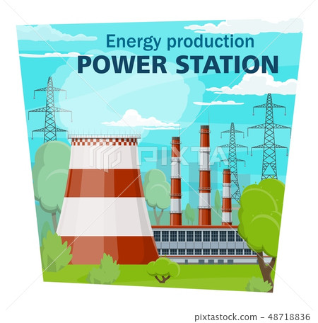 Electricity industry, power station and energy 48718836