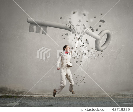 Woman break key Woman break key 48719229