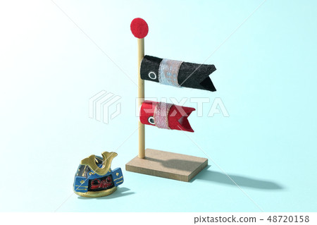 鯉魚飄帶和頭盔 48720158