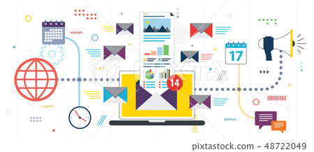 Email marketing and business communication Email marketing and business communication 48722049