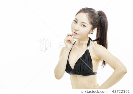 比基尼，泳裝，度假，夏天，度假，度假，旅遊 48722501