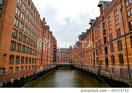 德國/漢堡/世界遺產/紅磚倉庫街 48723752