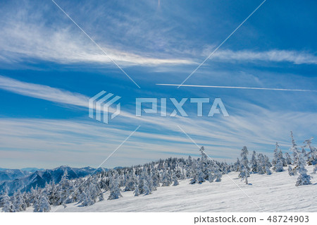 Near snowy mount Kaguragamine Near snowy mount Kaguragamine 48724903