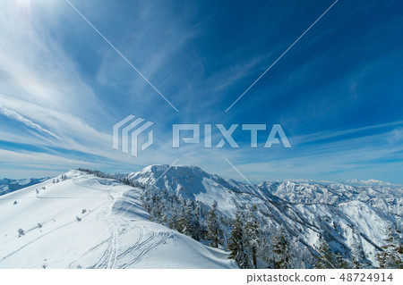 Near snowy mount Kaguragamine 48724914