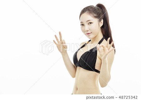 比基尼，泳裝，度假，夏天，度假，度假，旅遊 48725342