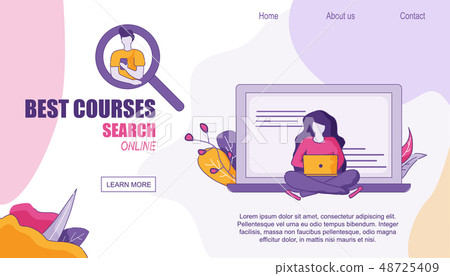 Web Design Home Page Searching Best Courses Online 48725409