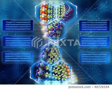 DNA background 48726584