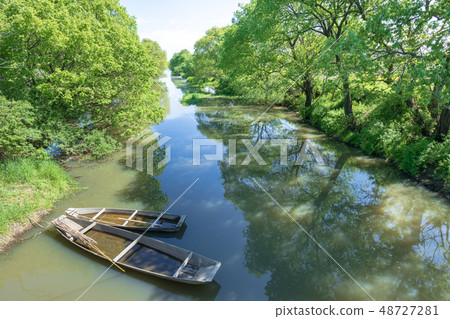 Watarase Seto Mizuhara Watarase River and a decaying ship Spring Watarase Seto Mizuhara Watarase River and a decaying ship Spring 48727281