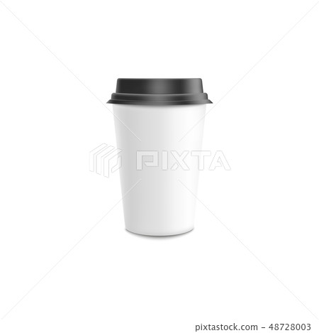 Download Coffee Paper Or Plastic Cup Mockup In 3d Stock Illustration 48728003 Pixta