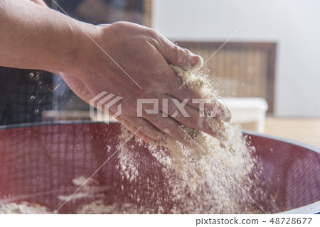 手工蕎麥麵/蕎麥粉整平 手工蕎麥麵/蕎麥粉整平 48728677