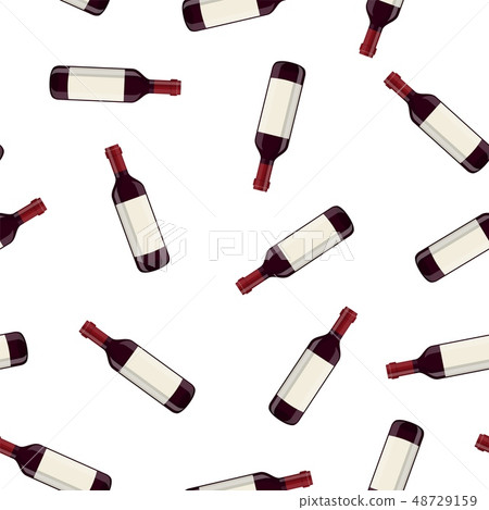 bottle of wine isolated on white background bottle of wine isolated on white background 48729159