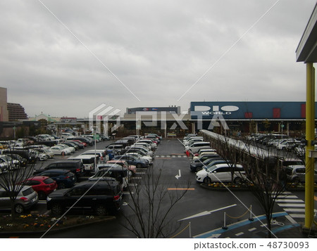Large parking lot Large parking lot 48730093