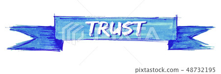 trust ribbon - Stock Illustration [48732195] - PIXTA