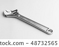 Adjustable Wrench Isolated on White Background 48732565
