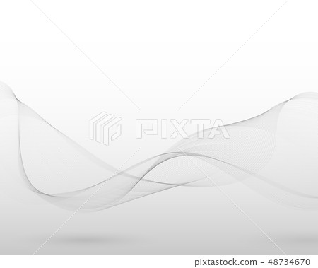 Wavy abstract background in two colors. 48734670