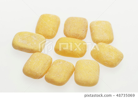 小山雀橙色芒果膠粘 48735069