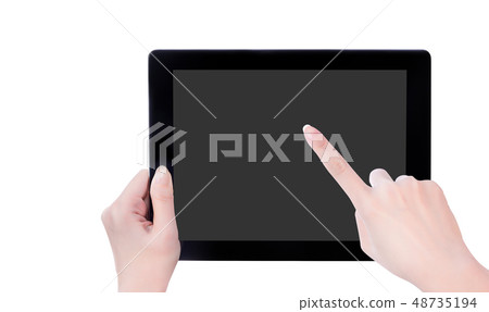 Feminine hand intelligent hand machine flat electric reed clipping mockup clipping path mockup path Feminine hand intelligent hand machine flat electric reed clipping mockup clipping path mockup path 48735194