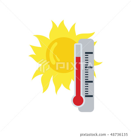 Summer heat icon - Stock Illustration [48736135] - PIXTA