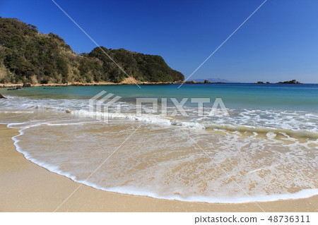 伊豆下田太美麗的Uriauro海岸 48736311