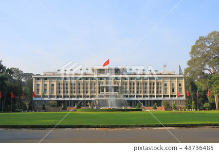 獨立宮殿統一廳在胡志明市，越南 48736485