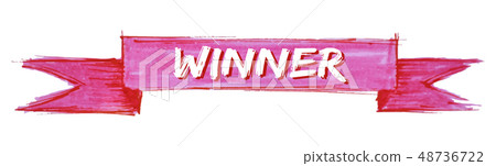 winner ribbon - Stock Illustration [48736722] - PIXTA