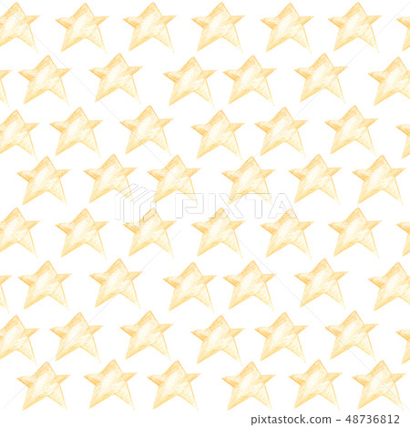Seamless pattern with stars on a white background. - Stock Illustration ...