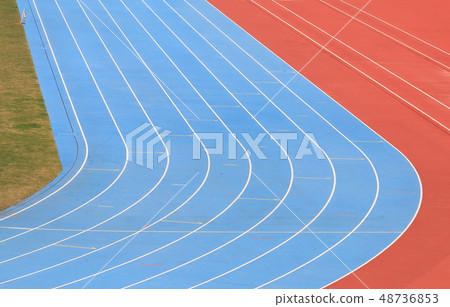 Stadium track course 48736853