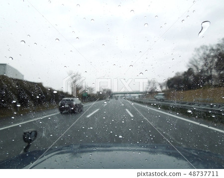 Rainy weather drive Rainy weather drive 48737711