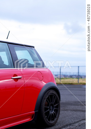 mini cooper, red, automobile 48738028
