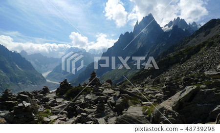 Grancharmo and Grand Joras seen from Montangel Grancharmo and Grand Joras seen from Montangel 48739298