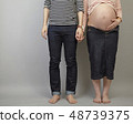 Maternity photo / border / front / couple 48739375