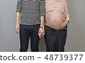 Maternity photo / border / front / couple 48739377