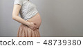Maternity photo / solid color / right side 48739380