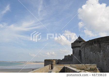 Saint-Malo Wall and Coast 48739610