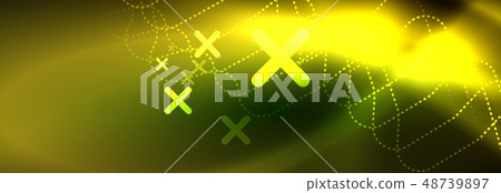 Shiny neon lights background, techno design, modern wallpaper for your project Shiny neon lights background, techno design, modern wallpaper for your project 48739897