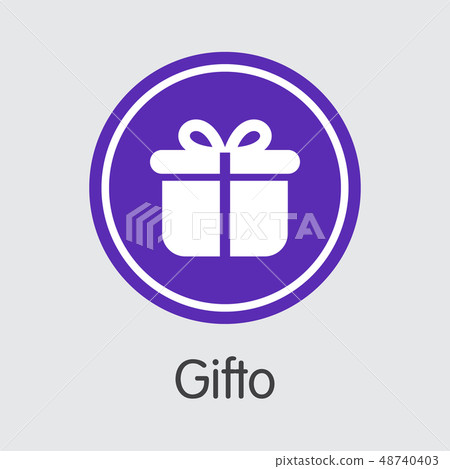 GTO - Gifto. The Logo of Virtual Momey or Market Emblem. GTO - Gifto. The Logo of Virtual Momey or Market Emblem. 48740403
