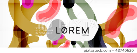 Circular lines design background Circular lines design background 48740620