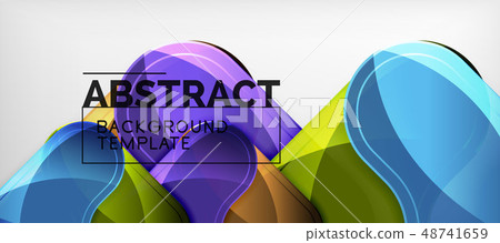 Arrow background, modern style geometry design element. Vector illustration for wallpaper 48741659