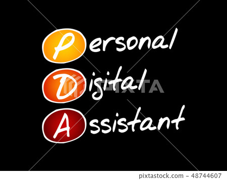 PDA - Personal Digital Assistant acronym PDA - Personal Digital Assistant acronym 48744607