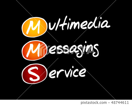 MMS - Multimedia Messaging Service, acronym MMS - Multimedia Messaging Service, acronym 48744611