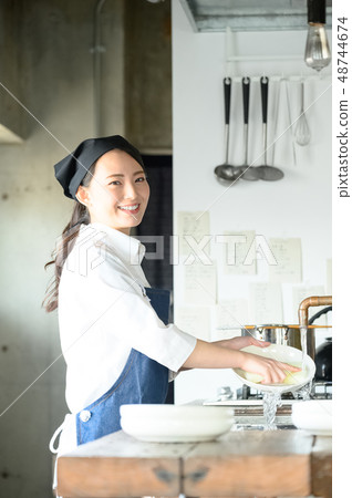 Kitchen Restaurant Women 48744674