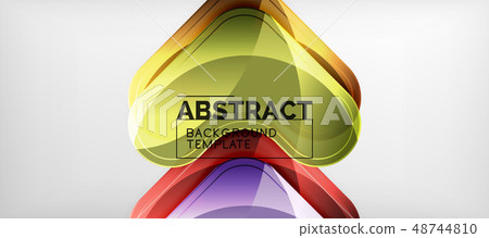 Light effects glossy arrows background Light effects glossy arrows background 48744810