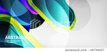 Light effects glossy arrows background 48744847