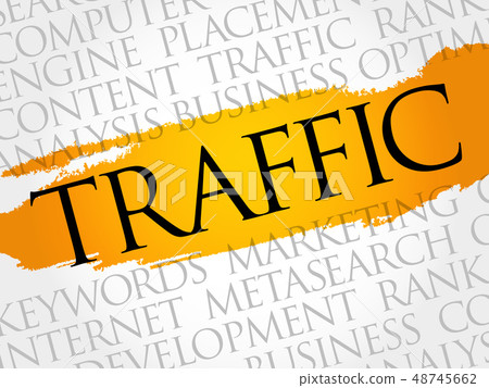 TRAFFIC word cloud collage TRAFFIC word cloud collage 48745662