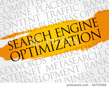 SEO (search engine optimization) word cloud SEO (search engine optimization) word cloud 48745666