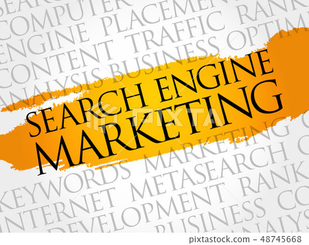Search Engine Marketing word cloud Search Engine Marketing word cloud 48745668