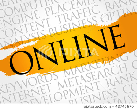 Online word cloud collage Online word cloud collage 48745670