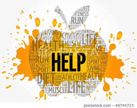 Help apple word cloud collage 48745723