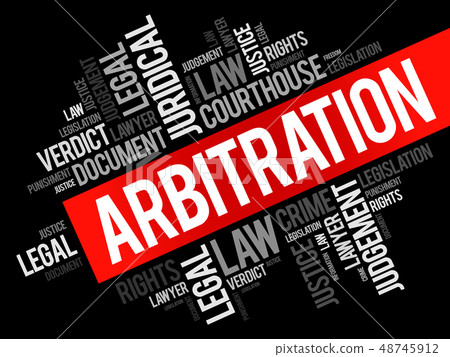 Arbitration word cloud collage 48745912